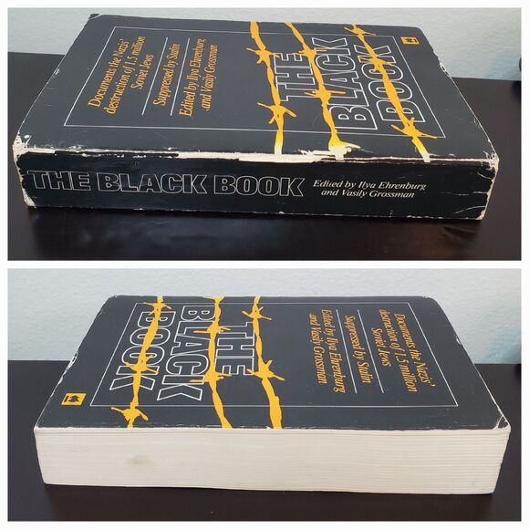 The Black Book ed. Ilya Ehrenburg Soviet Jew WW2 1981 Paperback - Picture 5 of 15